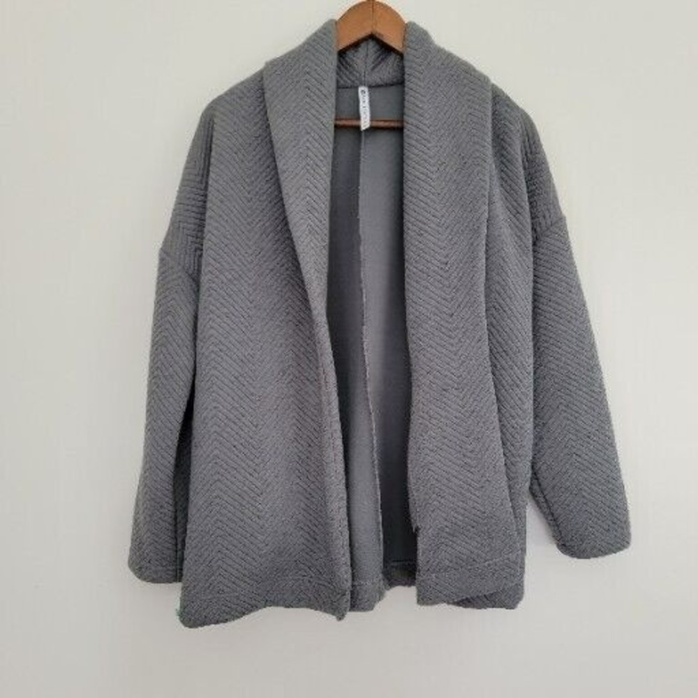Fabletics Jacket Women’s XS Vanessa Cardigan Quilted Open Front Pockets …